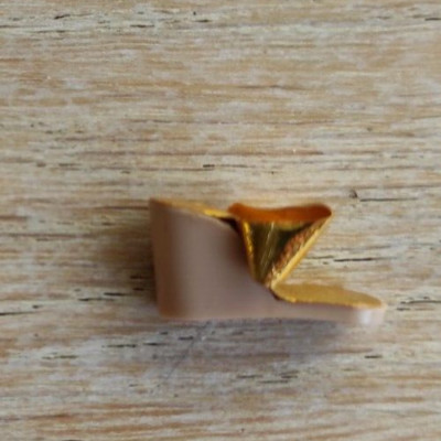 Vintage Barbie Wedges, beige mit Gold, In the Swim Pak, 60er