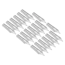 20pcs 0.5-0.7mm Fountain Pen Nib Replacement 304 Stainless Steel for Writing