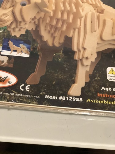 Puzzle Bison/Büffel 3D 54 Teile aus Holz Yellowstone Nationalpark - Bild 4 von 9