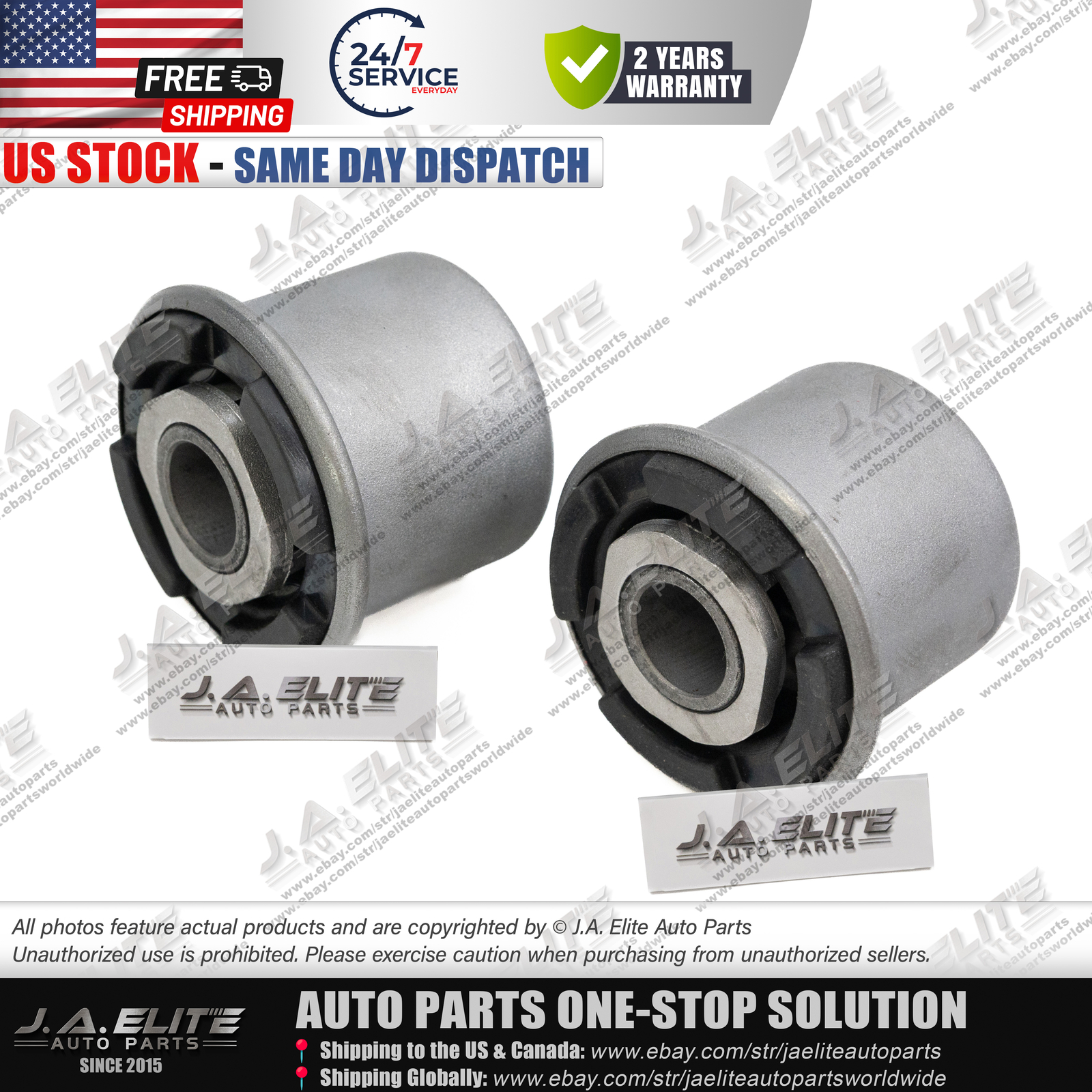 2pcs Bentley Front Lower Control Arm Bushing fit Bentley Arnage, PD30984PA