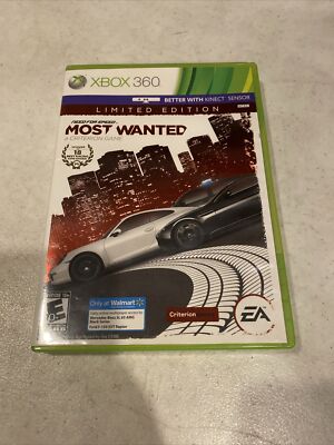 Need For Speed Most Wanted Limited Edition (Microsoft Xbox 360) No Manual