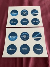 Bluu umbrellas outdoor living stickers