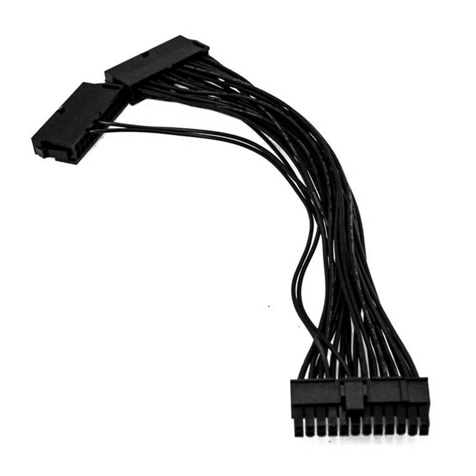 3x Power Supply 24-pin ATX Motherboard Splitter Cable,24pin(20+4) for Dual ATX - image 2 of 4