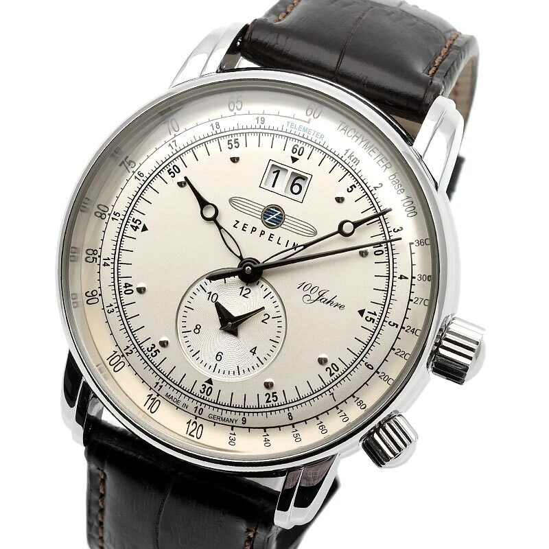 ZEPPELIN 7640-1 Special Edition 100th Anniversary Model Quartz Watch 42.3mm Men