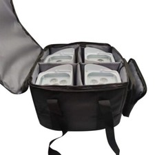 4/bag remote dmx wireless 6x18W hex led wireless battery par dj party uplight