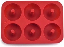 Silicone Donut Mold: Non-Stick Baking Pan for Reusable, Heat-Resistant, and Fold