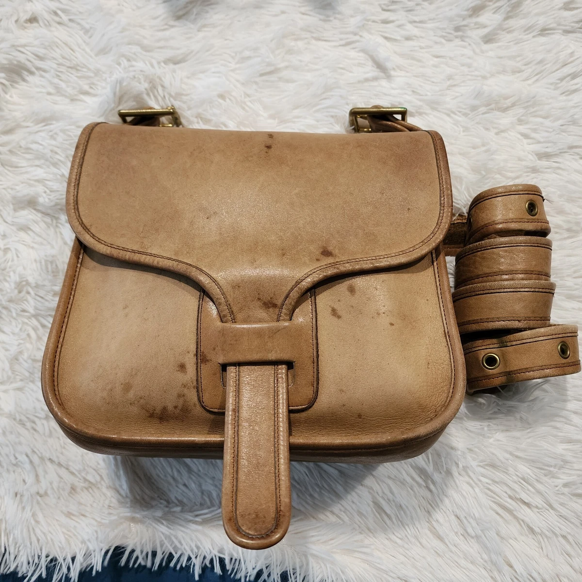 Old Coach [COACH] Leather Bag [1980s ~] Vintage Coach