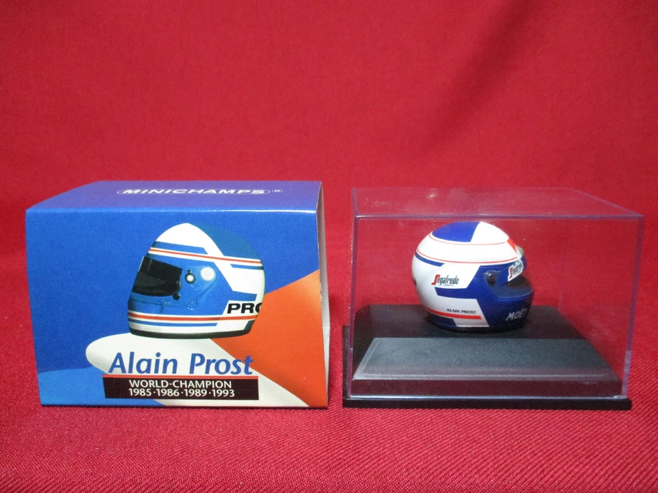 1985 Alain Prost WORLD CHAMPION Bell Boss Helmet Formula 1 F1 GP Minichamps 1/8 - Image 4 of 4
