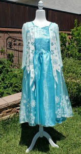 vestido elsa frozen disney original