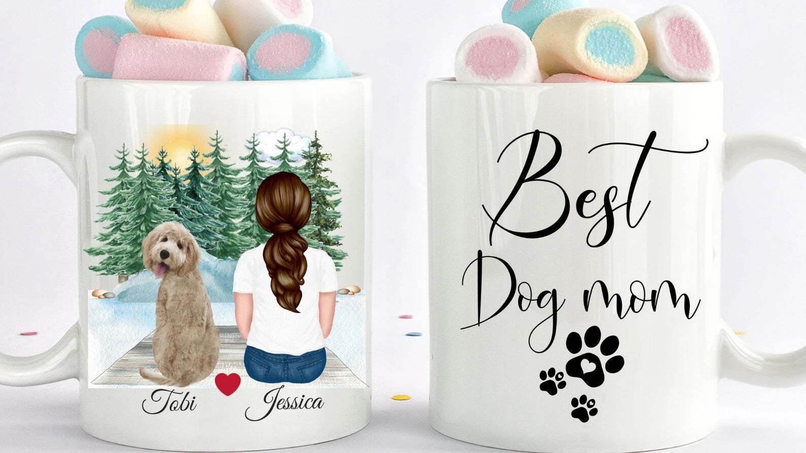 Personalized Dog Mug Dog Mom Mug Dog Coffee Mug Dog Lover Mug Pet Mug Dog Mom