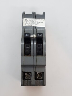 ZINSCO UBI-Z240 Circuit Breaker, 40A, Plug In, 120/240V, 2P