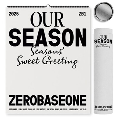 ZEROBASEONE 2025 SEASON'S GREETINGS/Calendar+Diary+Book+10 Poster+
