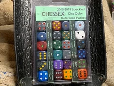 Chessex Dice Reference Pack Packet Catalog Tabletop RPG CCG - Speckled 2005-2019