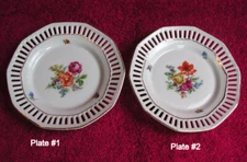 CS Carl Schumann (SCH308 Dresden Floral Pierced) 5 3/8" BREAD PLATE(s) Exc