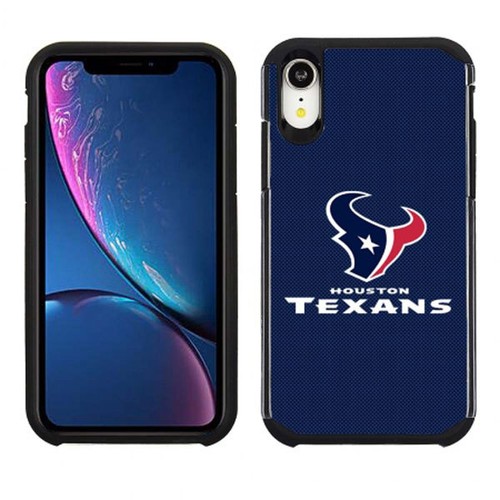 Funda protectora híbrida de poliuretano termoplástico oficial de grano de guijarros a prueba de golpes de la NFL para Apple iPhone XR - Imagen 22 de 32