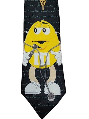 健康アクセサリー m&m M&M Yellow M&M Men's Neck Tie Doctor Tie | eBay