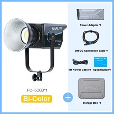 Nanlite FC-500B 500W Bi-Color LED Video COB Light Photography Lights 2700K-6500K