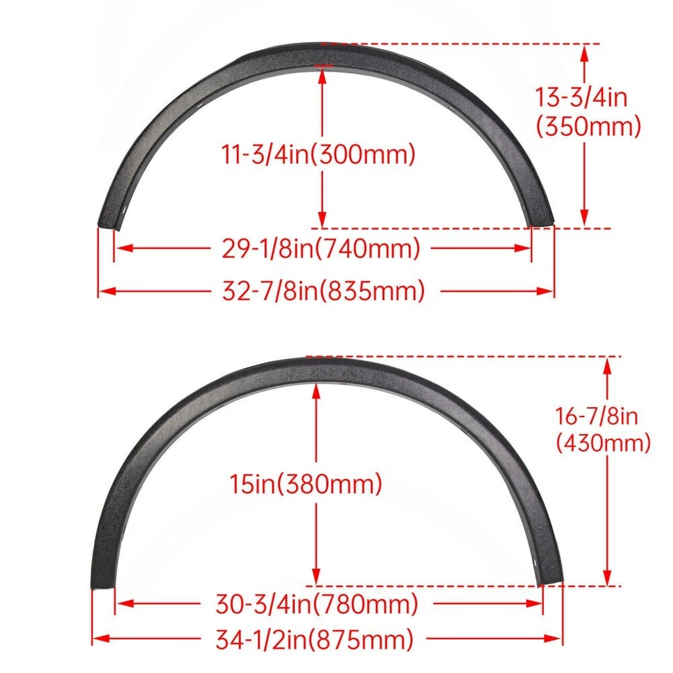 适用于 2015 - 2019 年斯巴鲁内陆轮拱挡泥板模具 4 件 E201SAL000 — 第 3/4 张图片