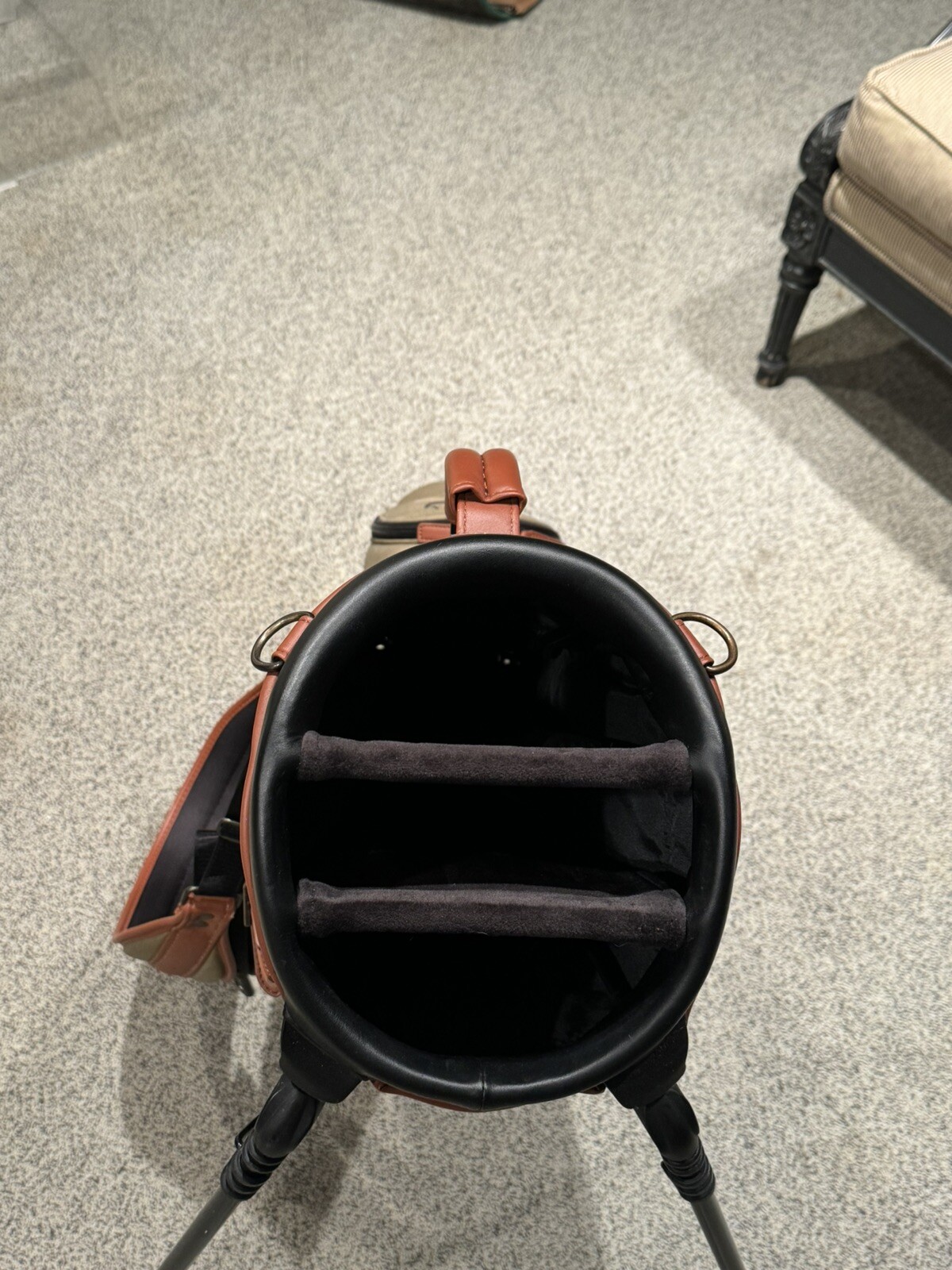 Titleist linksmaster golf bag, canvas and leather, Matching Duffel eBay