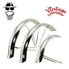 LOWRIDER BRAND FLARED STANDARD HOLLOW TRIKE CONVERSION KIT FENDER SET ALL SIZES.