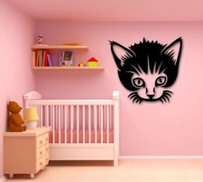 Wall Stickers Vinyl Decal Cute Cat Kitten Pets Animal for Kids Baby ig972 