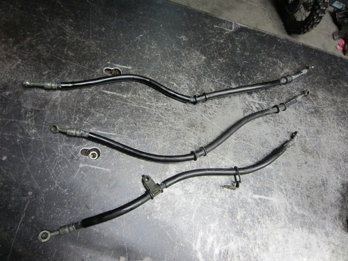 99-02 YAMAHA YZF R6 YZFR6 OEM FRONT REAR BRAKE CALIPER HOSES LINES | eBay
