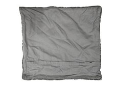 Gray Throw Pillow Cover Knitted 19 X 19 Zipper Closure