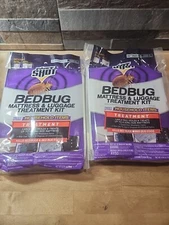 Lot of 2: HOT SHOT Bedbug Mattress/Luggage Treatment Kit All Mattress Incl. King