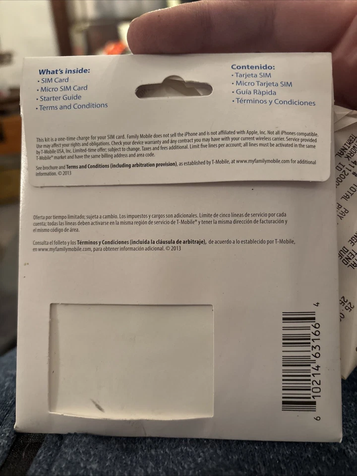 T-Mobile Standard & Micro SIM Card Starter Kit - Image 3 of 4