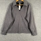 & Me Jumper Womens XL Grey Pullover Sweater Retro Discovery Office City NEW 2C