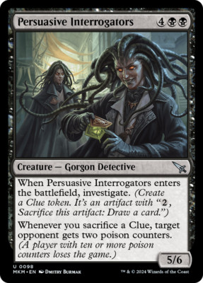 x4 Persuasive Interrogators MKM MTG 98 UNCOMMON M/NM 4x