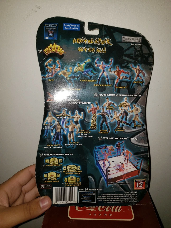 NEW! 2003 Jakk's Pacific Flex'ems "Batista" Poseable Action Figure WWE  - Изображение 2 из 2