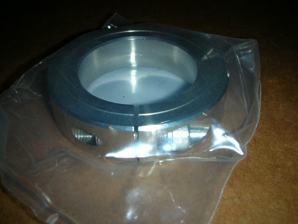 CLIMAX 1C193S Shaft SPLIT Collar, Clamp, Stainless Steel 115/16" ID