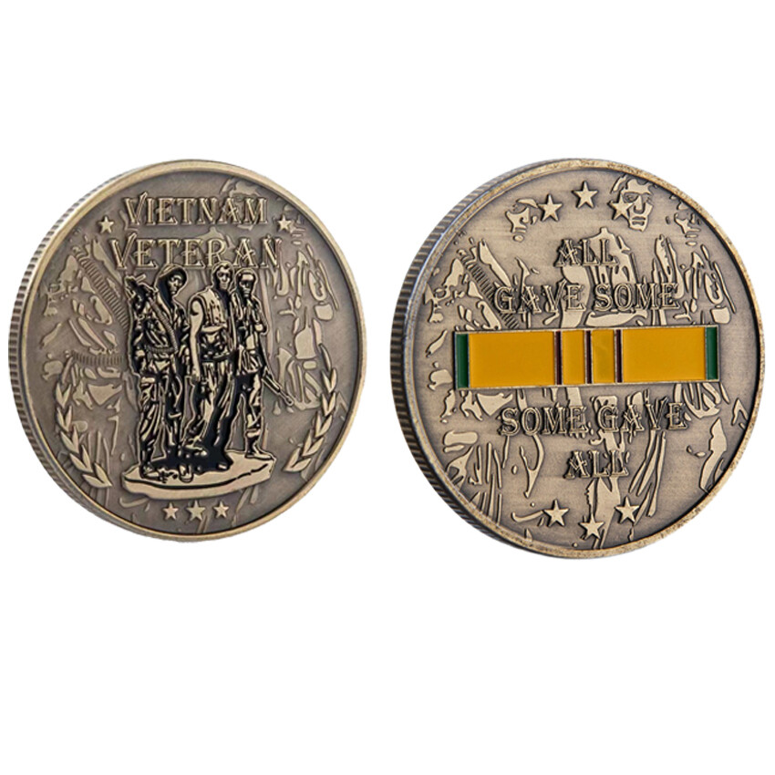 Military Vietnam War Veteran Army Assault Team Commemorative Challenge Coin
