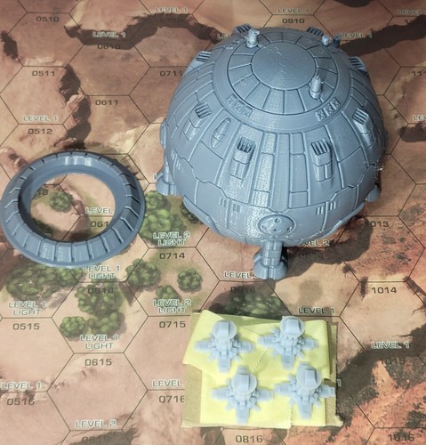 Battletech Seeker/Confederate/Union Dropship (Map Scale) or NL-42 Battletaxi - Picture 4 of 6