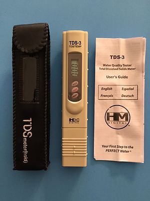 HM Digital TDS-3 Handheld Meter With Carrying Case