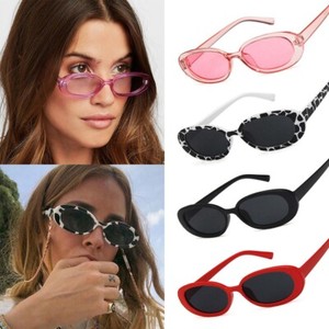 trendy oval sunglasses