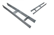 H-Anker Pfostenträger 600 mm Carport Pfostenanker feuerverzinkt MADE IN GERMANY