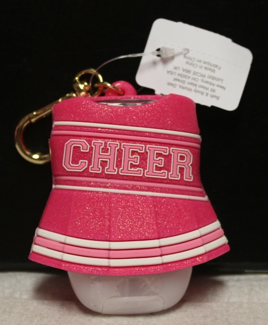 Bath & Body Works Pink Cheer Uniform Pocket BAC Holder Sleeve Sanitizer
