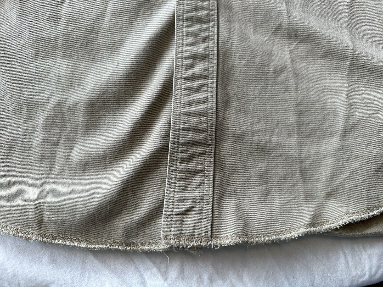 Wrangler Vintage Shirt Pearl Snap Khaki Size XLT … - image 8