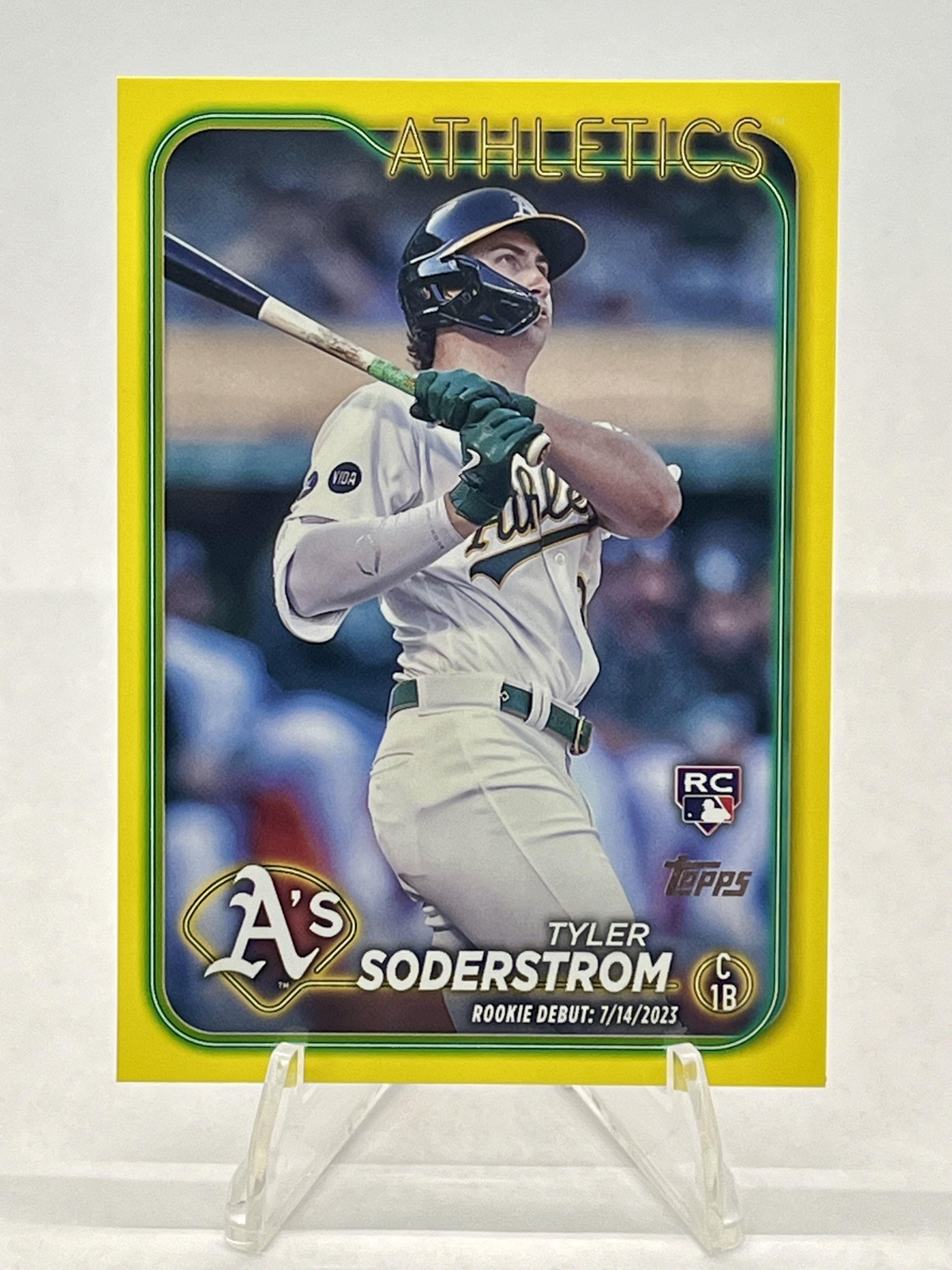Tyler Soderstrom #US116 2024 Topps Update Yellow 241123