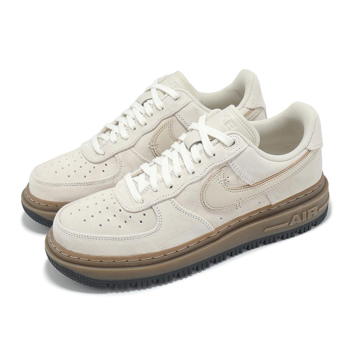 Nike Air Force 1 Luxe Light Orewood Brown Gum Men Casual Shoes 
