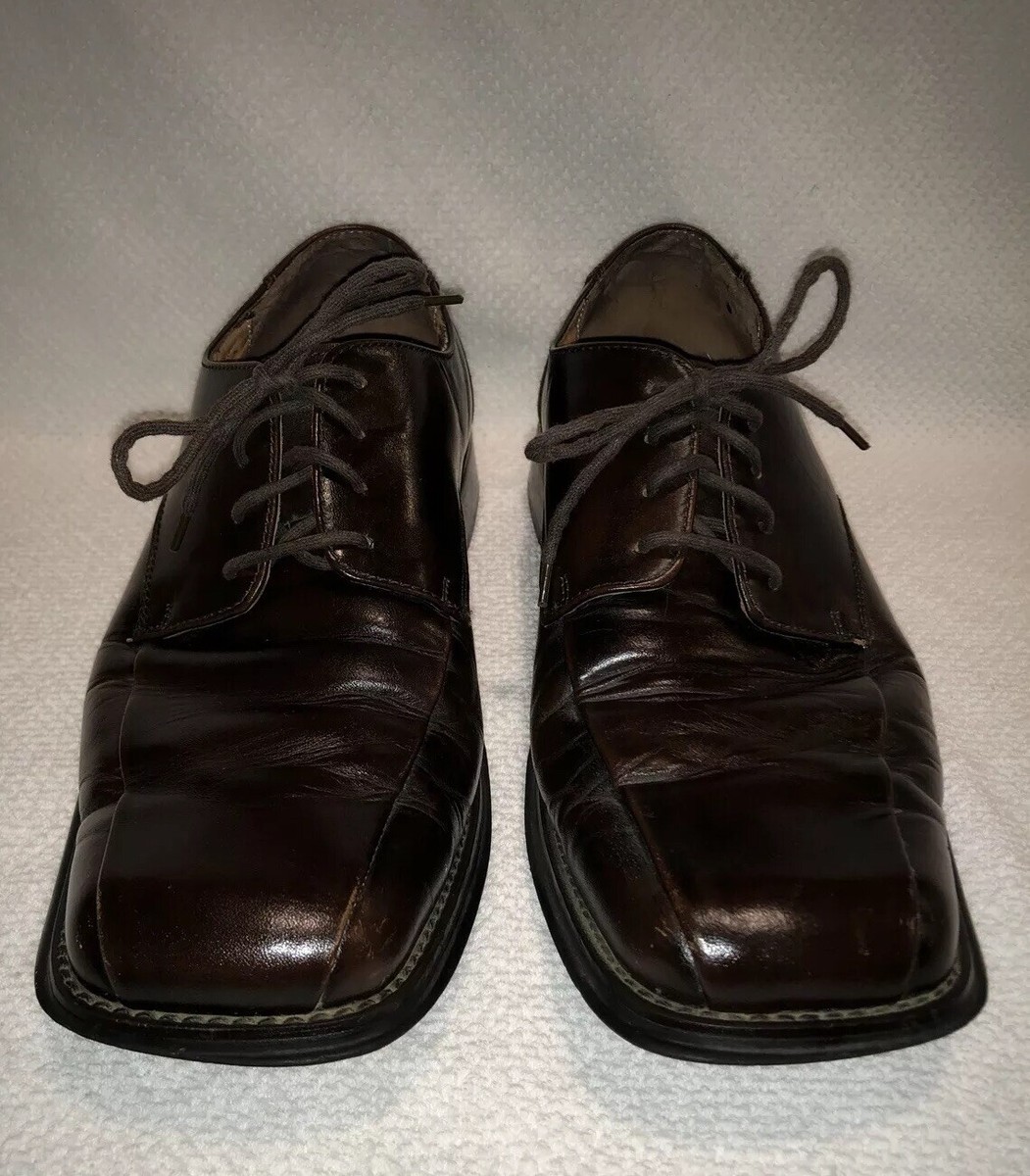 Natha Studio Dark Rich Brown Leather Shoes Men 10.5 US  display picture 1