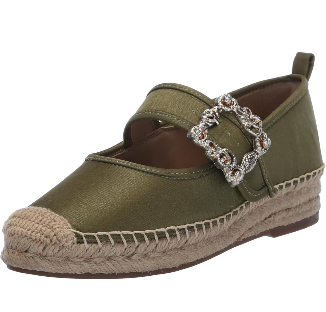 Sam Edelman Womens Maddy Silk Buckle Flats Mary Janes Size 12 M I9541F5300