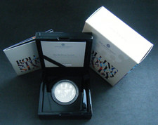 2022 THE ROLLING STONES 2oz £5 FIVE POUND SILVER PROOF COIN - BOX & COA