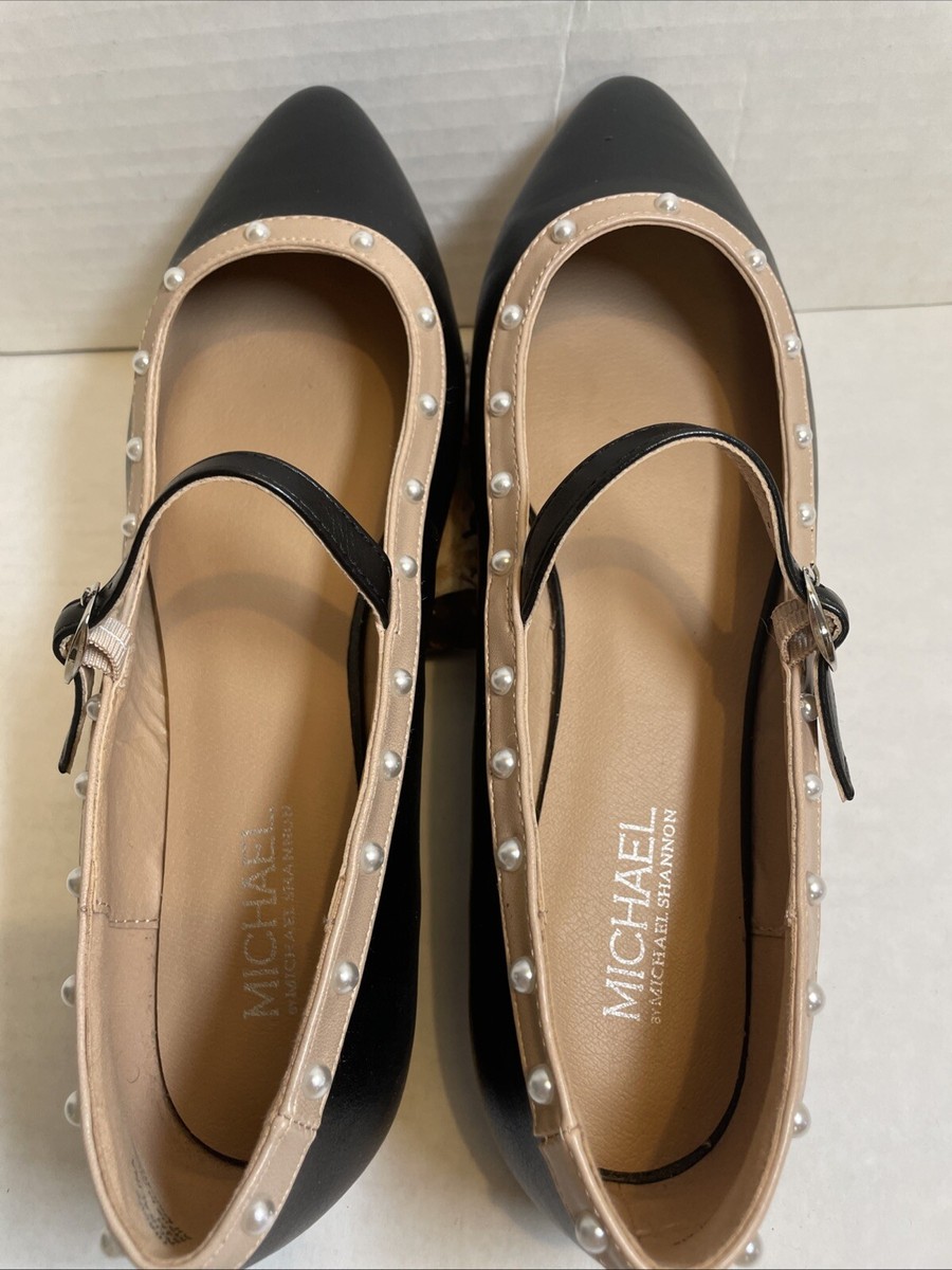 Michael Shannon size 8.5 M Flat Dress Shoes With Faux Pearl  display picture 1