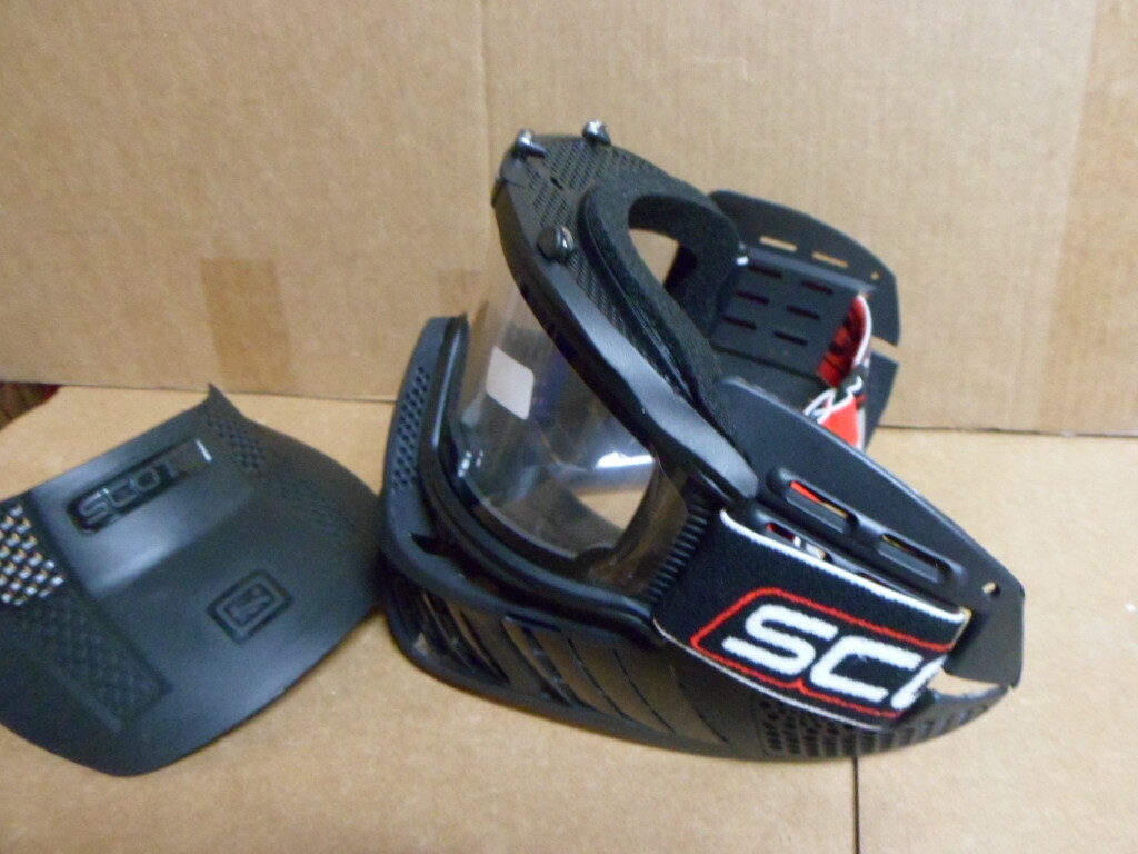 SCOTT USA FULLFACE AIRSOFT / PAINTBALL MASK w/ Goggles w/ Removable