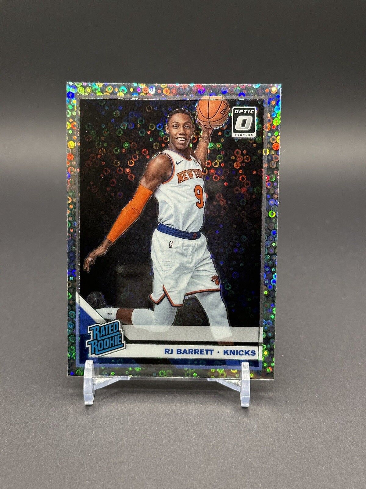 2019-20 Panini Donruss Optic Fast Break Holo Rated Rookie RC #178 RJ Barrett