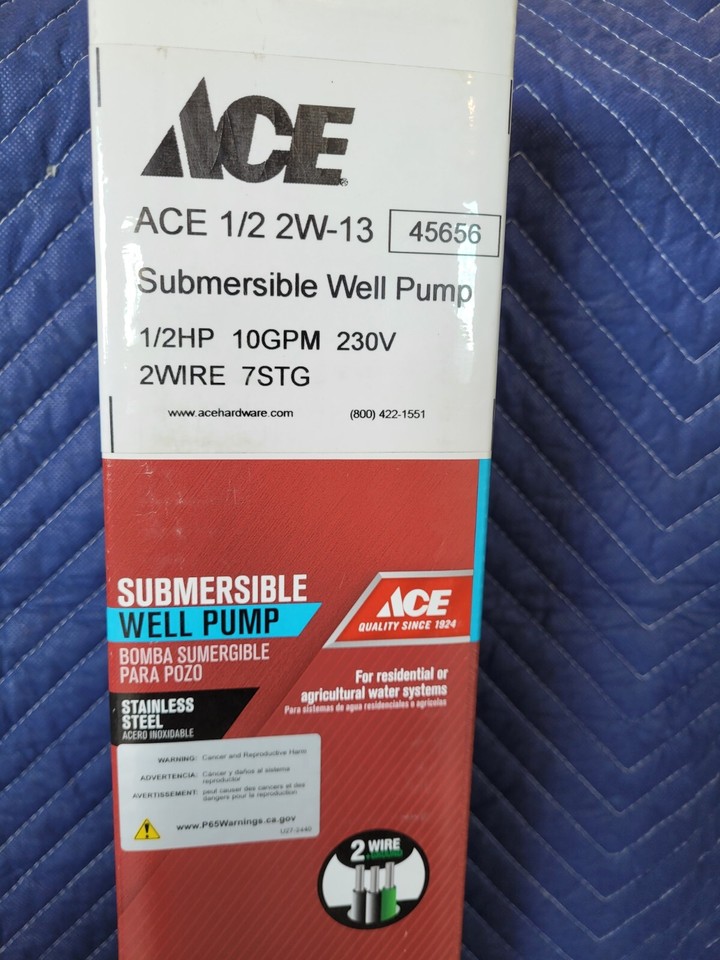 Ace Submersible Well Pump eBay