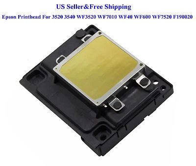 WFYB Epson Printhead For 3520 3540 WF3520 WF7010 WF40 WF600 WF7520 F190020 Printer US